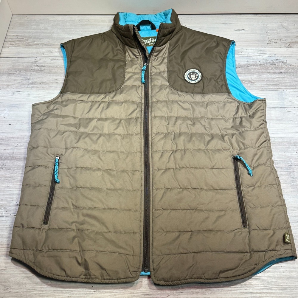 Howler Brothers Bros Vest Mens Sz Large Primaloft Puffer Quilted Zip